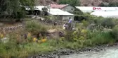 Artvin çoruh nehri'nden ilkel teleferikle geçen kaymakam, ev ziyaret etti
