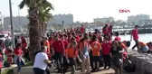 İzmir hollandalı ve türk öğrenciler iklim değişikliğine dikkat çekmek için çöp topladı