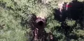 Spil dağı'nda obruk oluştu