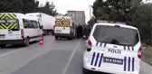 Uyuyakalan servis şoförü ölümden döndü