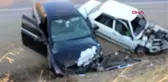 Adıyaman'da iki otomobil kafa kafaya çarpıştı: 4 yaralı