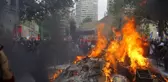 Şili'de tarihin en büyük protestosu 7. gününde