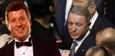 Hulusi Akar ile Metin Şentürk'ün diyaloğu resepsiyona damga vurdu: Hiç bizi görmüyorsun