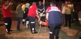 Yük trenin çarptığı kişi ağır yaralandı