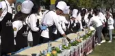 Aşçılık bölümü öğrencilerinden 33 metrelik tantuni