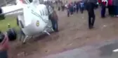 Bolivya Devlet Başkanını taşıyan helikopter acil iniş yaptı