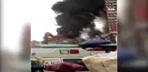 Nijerya'da 5 katlı binada yangın