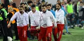 Başına darbe alan Sörloth apar topar hastaneye kaldırıldı!