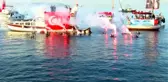 İstanbul-maltepeliler havada, karada ve denizde atatürk'ü andı