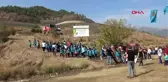 Alaköprü barajı'nda fidanlar toprakla buluşturuldu