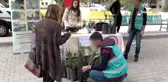 Denetimli serbestlik yükümlüleri tarafından 500 fidan dağıtıldı