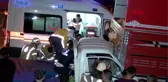 Kamyona çarpan kamyonetin sürücüsü ağır yaralandı