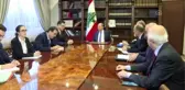 Lübnan Cumhurbaşkanı Avn, Fransız heyeti kabul etti