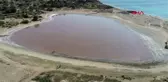 Çanakkale kalp şeklindeki 'pembe göl' turizme kazandırılacak