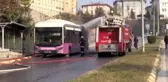 Seyir halindeki halk otobüsü yandı (2) - DÜZCE