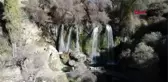 Sivas sızır şelalesi'nde sonbahar güzelliği