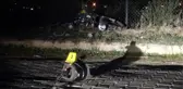 Demir çite çarpan motosikletin sürücüsü öldü