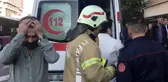 (Özel) Bastığı cam kırılınca 4. kattan düşen iş adamı yaralandı