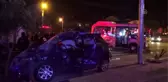 Yolcu minibüsüyle otomobil çarpıştı: 1 ölü, 5 yaralı
