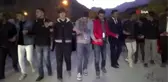 Çankırılı öğrenciler sıfır noktasında katıldıkları düğün töreninde halay çekti