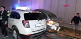 Başakşehir'de zincirleme trafik kazası 2 yaralı
