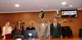 Güzellik kraliçesinden adliye ziyareti