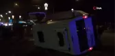 Mardin'de polisleri taşıyan araçla işçi servisi çarpıştı: 2'si polis 7 yaralı