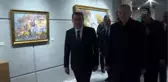 Cumhurbaşkanı Erdoğan, Selahattin Kara Resim Sergisi'ni ziyaret etti