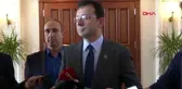 İmamoğlu gazetecilerin sorularını yanıtladı