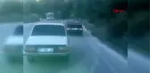 Antalya ayağını şoför kapısının penceresinden uzatarak seyreden sürücüye ceza