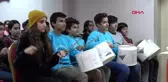 Adana ortaokul öğrencilerinden mors alfabesi kodlarıyla ritim müzik çalışması