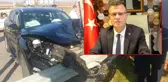Trafik kazasında yaralananlara ilk müdahaleyi belediye başkanı yaptı