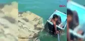 Teknesi batan balıkçıları 'buzdolabı' kurtardı