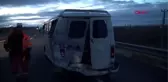 Aksaray'da iki minibüs çarpıştı 8 yaralı