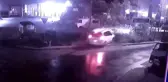 Alkollü sürücü süratli şekilde viraja girince kanala uçtu