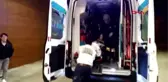 Pancar yüklü kamyon devrildi, sıkışan sürücüyü itfaiye kurtardı