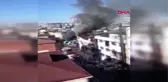 Güngören'de tekstil atölyesi alev alev yandı