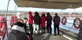 Gagavuzya heyeti Mogan'da tekne turu yaptı