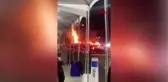 Los angeles havalimanında korkutan yangın