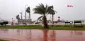 Antalya'da dev dalgalar, falezleri dövdü-5