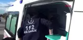 Otomobiller kafa kafaya çarpıştı 2 yaralı