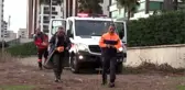 Tahliye edilen ev iki saat sonra çöktü