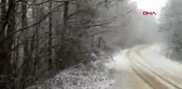 Çatalca'da kar yağışı