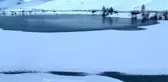 Ordu'da bin 500 rakımlı yayladaki göl buz tuttu