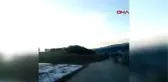 Sakarya buzla kaplanan yolda kayan otomobil ağaca çarptı