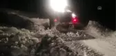 Erzincan'da köyde mahsur kalan hasta için ekipler seferber oldu