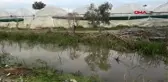 Mersin'de çökme meydana gelen yol, ulaşıma kapatıldı