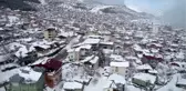 Yaylalar beyaza büründü