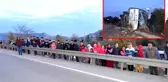 Midibüs kaza yaptı 30 kişi yaralandı, vatandaşlar film gibi izledi