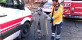 Ümraniye'deki yangında yaşlı kadının evden çıkmama inadı